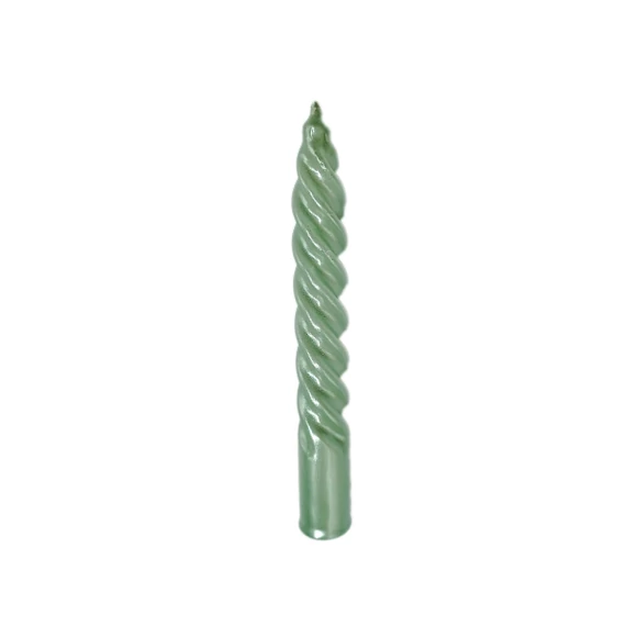 Csavart gyertya 04, menta