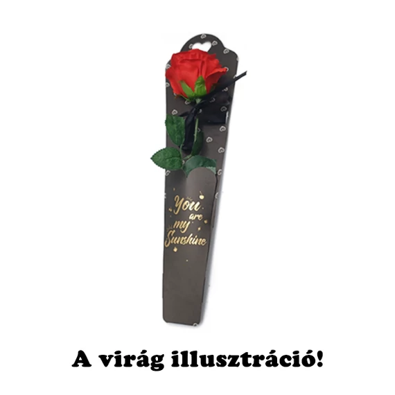 Papír virágtasak, fekete