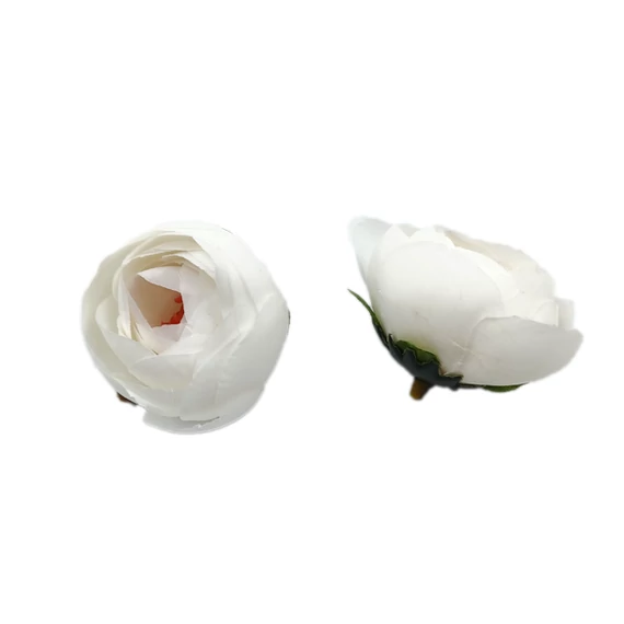 Boglárka fejvirág 4.5 cm, fehér