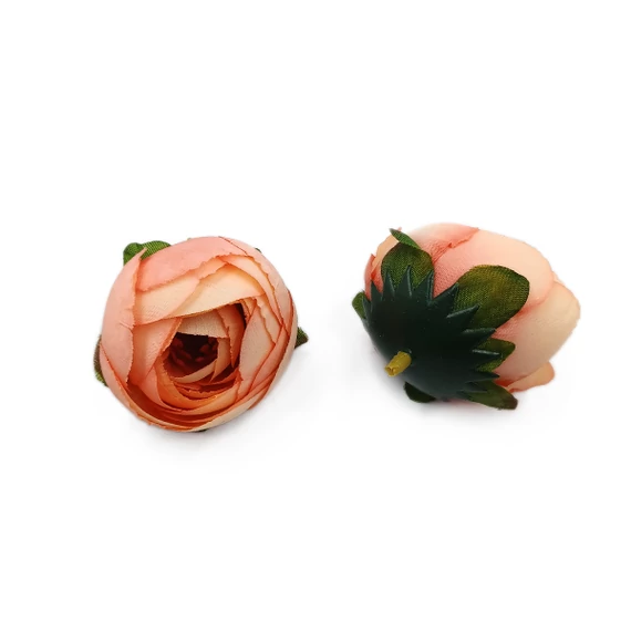 Boglárka fejvirág 4.5 cm, sötét barack
