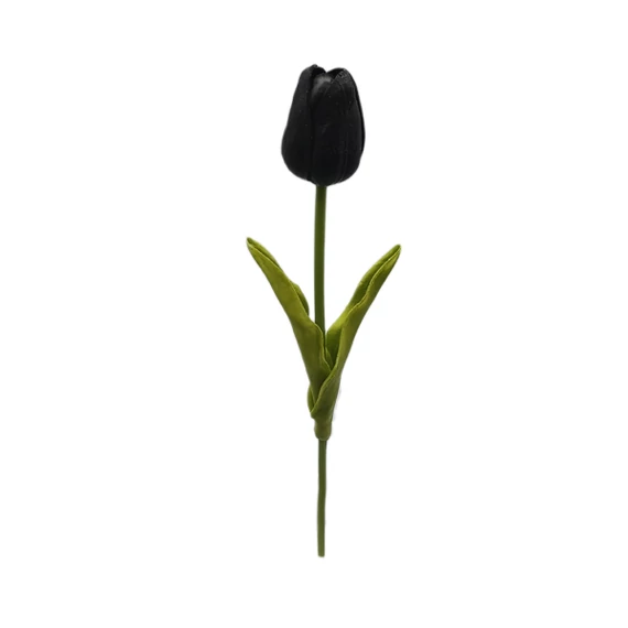 Polifoam tulipán, fekete