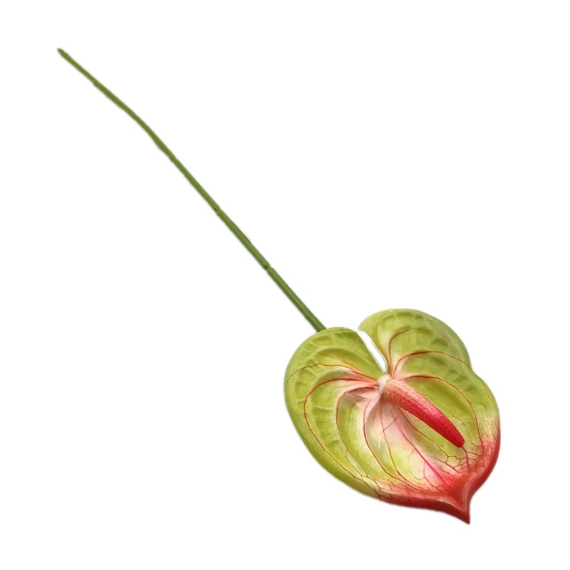 Flamingó szál 41 cm, zöld-pink