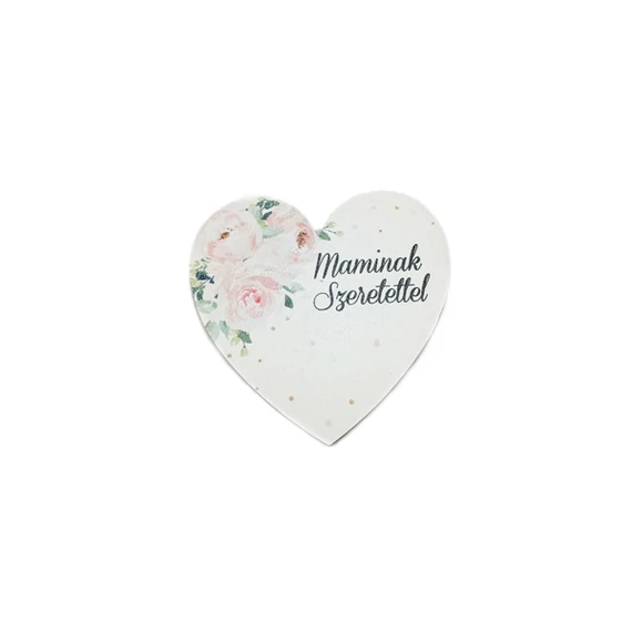Szívtábla "Maminak szeretettel"