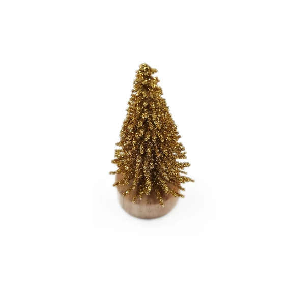 Mini fenyő 4 cm, arany