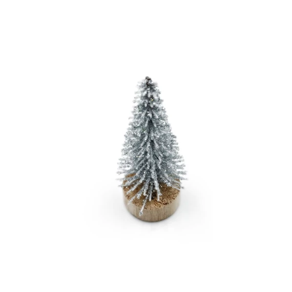 Mini fenyő 4 cm, ezüst