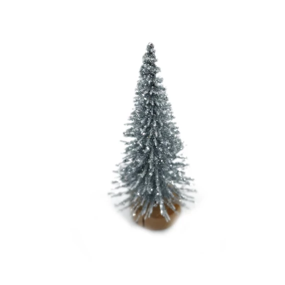 Mini fenyő 6 cm, ezüst
