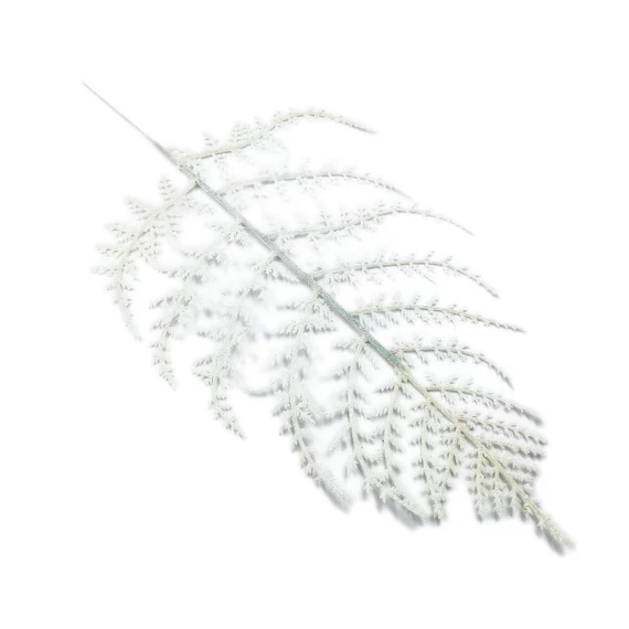 Glitteres ág 07, fehér