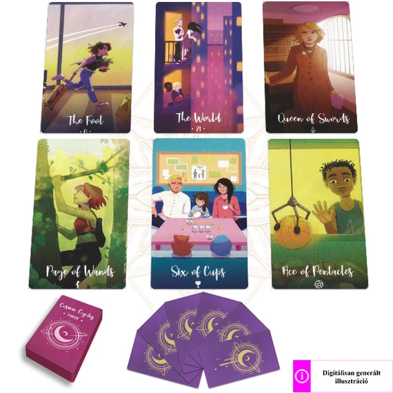 Cosmic cycles tarot