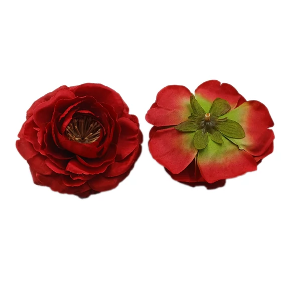 Peony nyílt fej, piros
