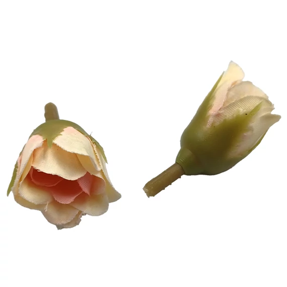Mini rózsabimbó, krém-pink