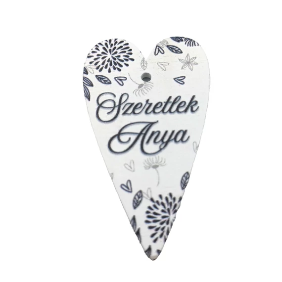"Szeretlek Anya" szívtábla