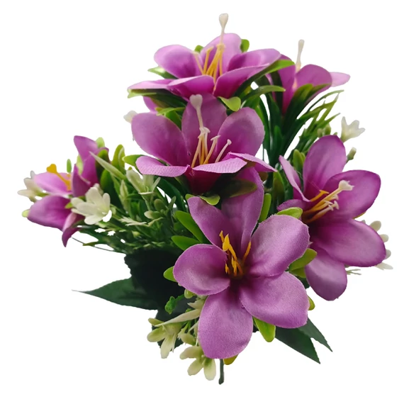 Kerti azalea csokor, lila