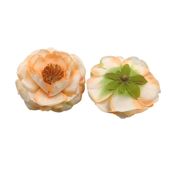 Peony nyílt fej, krém-narancs