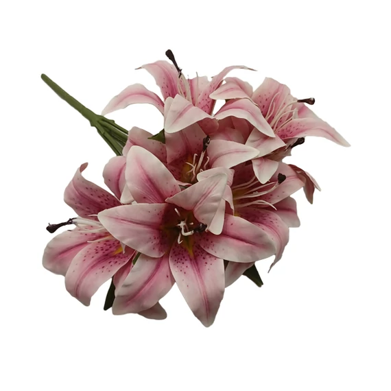 Liliom nagy csokor, lila