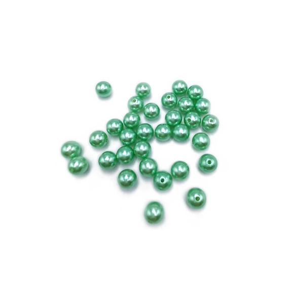Gyöngy 10 mm, mentazöld