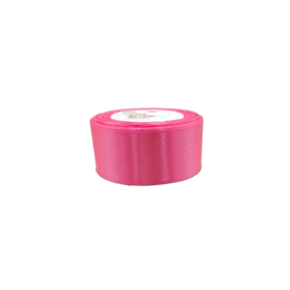 Szaténszalag 4 cm, pink 07.