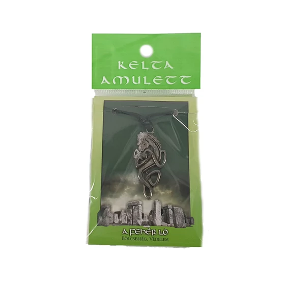 A fehér ló, kelta amulett