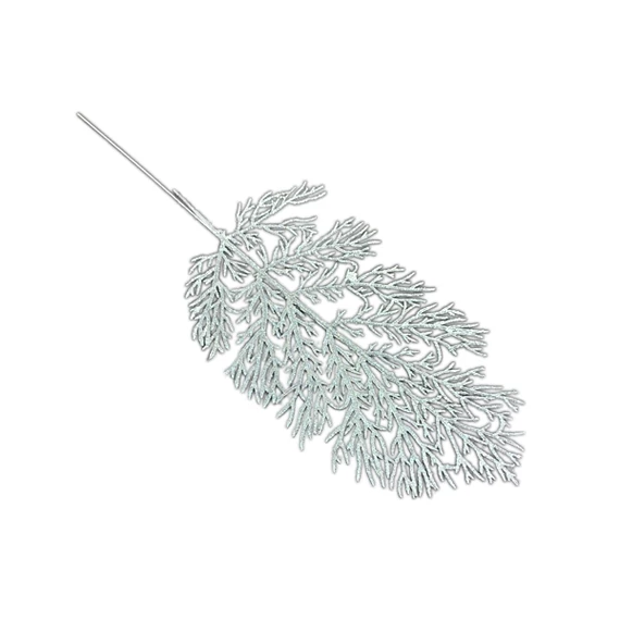 Glitteres ág 01, ezüst