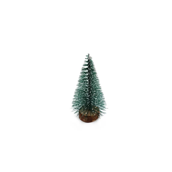 Mini fenyő 6 cm, havas zöld