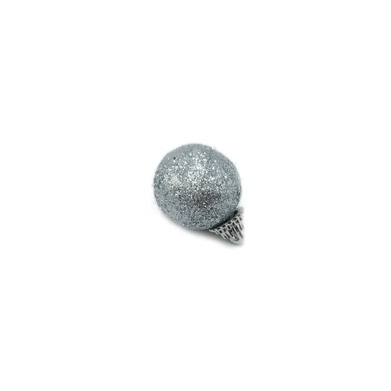 Polisztirol gömb 3 cm, ezüst