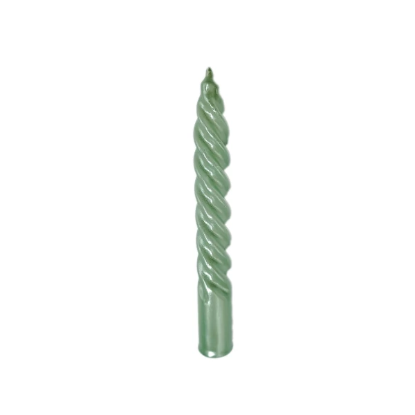 Csavart gyertya 04, menta