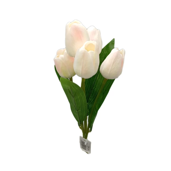 Polifoam tulipán csokor, halvány rózsaszín