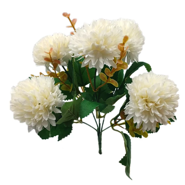 Krizantém kiscsokor 28 cm, fehér