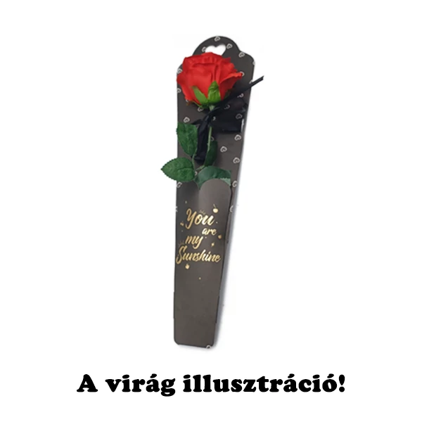 Papír virágtasak, fekete