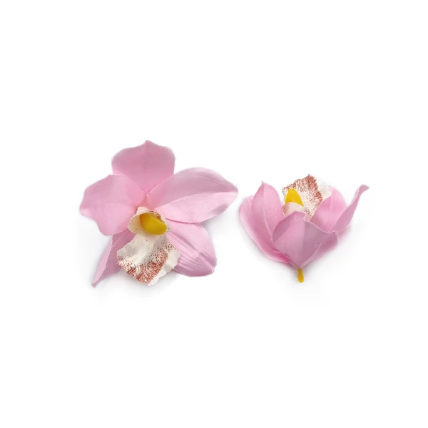 Orchidea szatén fej, lilás