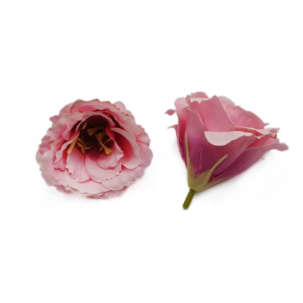 Lisianthus fej, rózsaszín-mályva