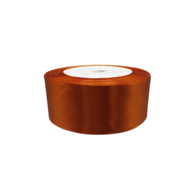 Szaténszalag 4 cm, rosegold 14.