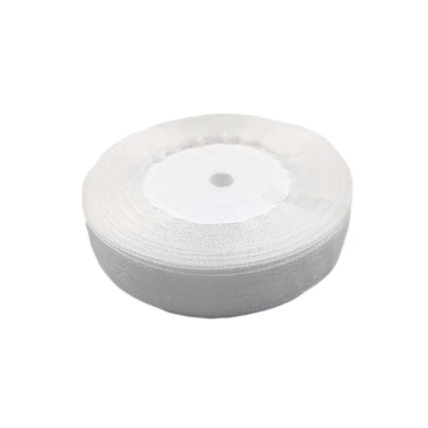 Organza szalag 20 mm, fehér