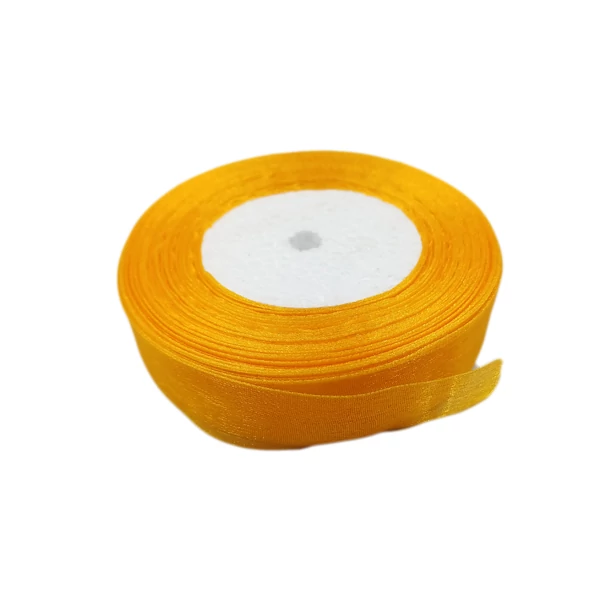 Organza szalag 20 mm, napsárga