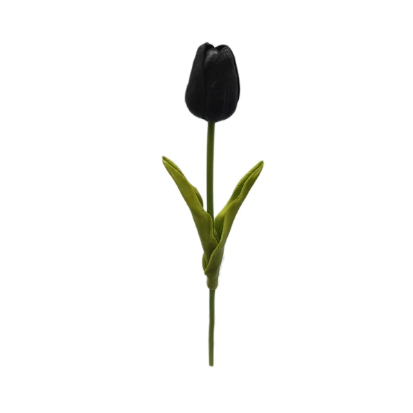 Polifoam tulipán, fekete