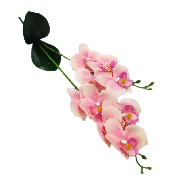 Gumi orchidea 45 cm, halvány rózsaszín
