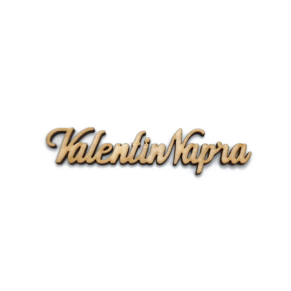 &amp;quot;Valentin napra&amp;quot; felirat