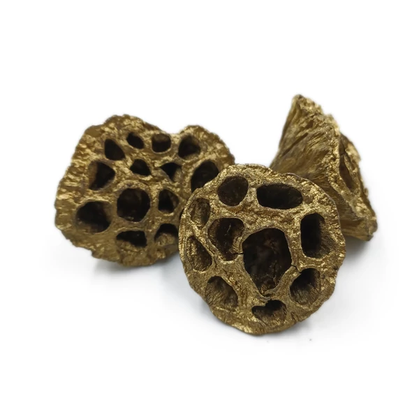 Lótusz 4-5 cm, metál arany