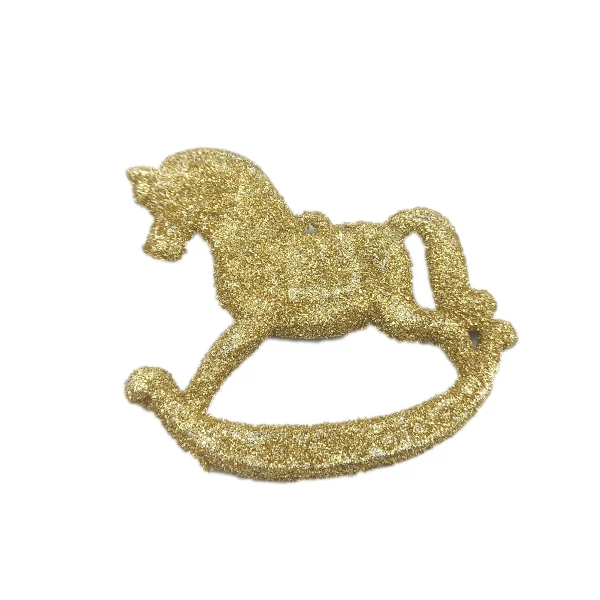Hintaló, glitteres arany