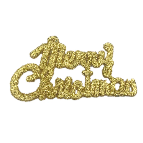 &amp;quot;Merry Christmas&amp;quot; felirat, arany