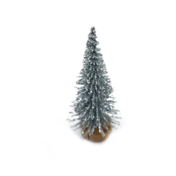 Mini fenyő 6 cm, ezüst