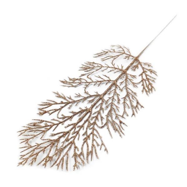 Glitteres ág 01, rosegold