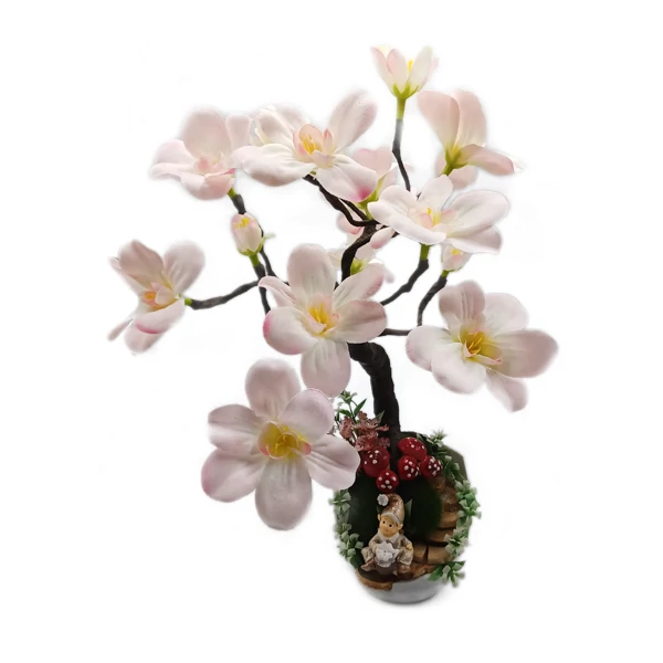 Virágos bonsai minikerttel
