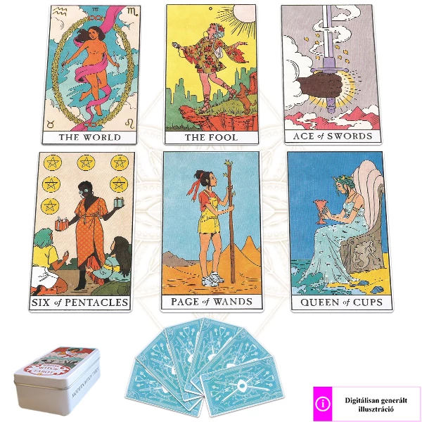 Modern Witch Tarot (fémdobozos)