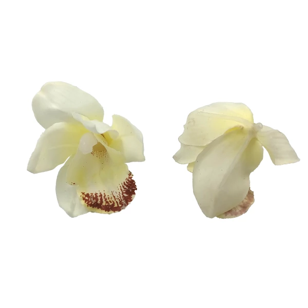 Gumi orchidea fej, krém