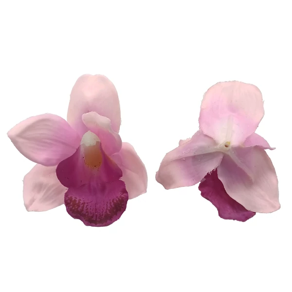 Gumi orchidea fej, rózsaszín
