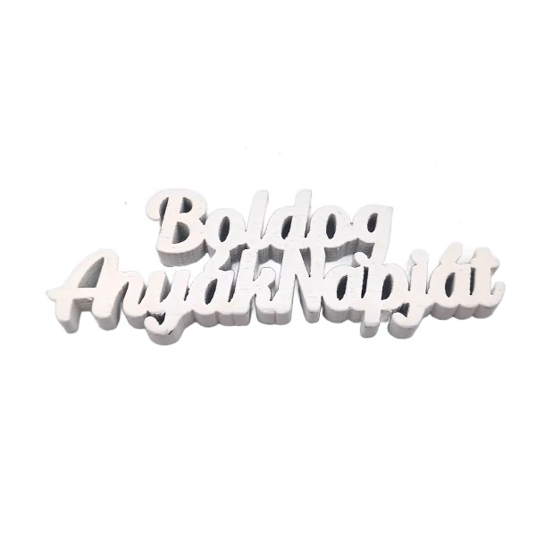 &amp;quot;Boldog anyák napját&amp;quot; felirat, fehér