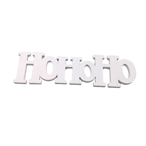 &amp;quot;HOHOHO&amp;quot; felirat 15 cm, fehér