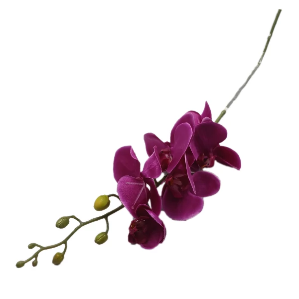 Szatén orchidea 80 cm, ciklámen