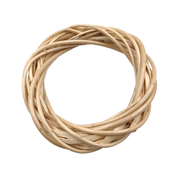 Vesszőkoszorú 20 cm, natúr