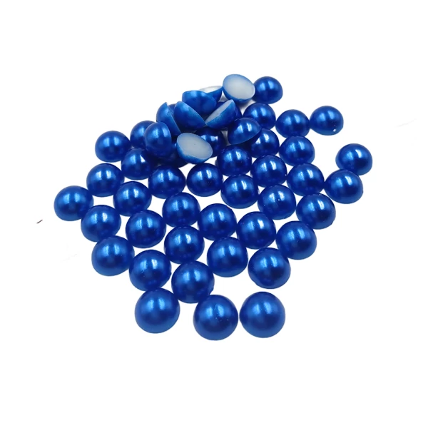 Félgyöngy 10 mm, királykék